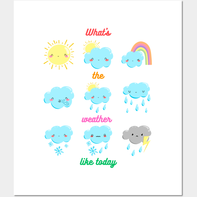 What's the weather like today Wall Art by Subspace Balloon